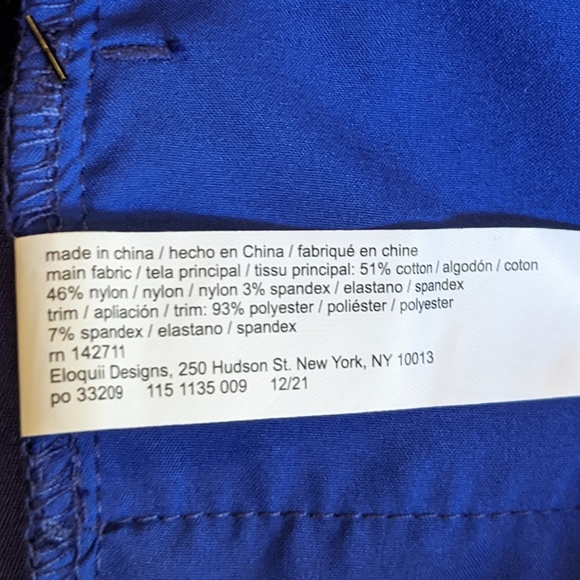Eloquii Kady Pants, Blue, NWT - Picture 6 of 7